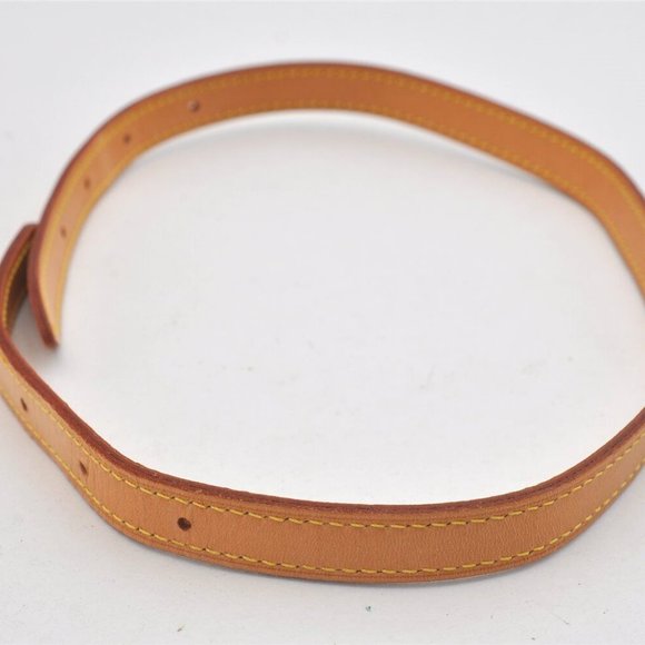 Authentic Louis Vuitton Leather Shoulder Strap For Bucket PM